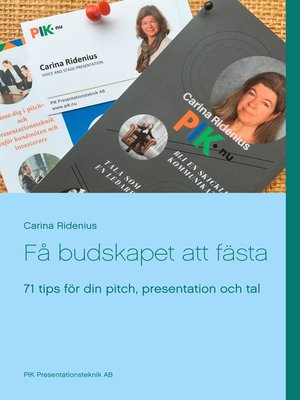 cover image of Få budskapet att fästa